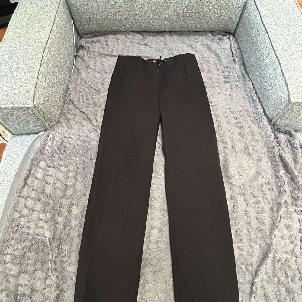 Jones New York Black Trousers Classic Straight-Leg